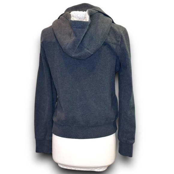 ROXY ZIP UP SWEATER JACKET WITH HOODED SIZE MEDIUM - Picture 3 of 5